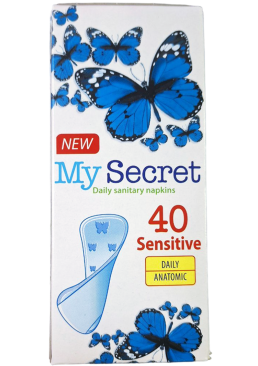 Щоденні гігієнічні прокладки My Secret Sensetive, 40 шт
